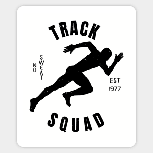 Mens Athletics Track Squad Athlete Gift Sticker